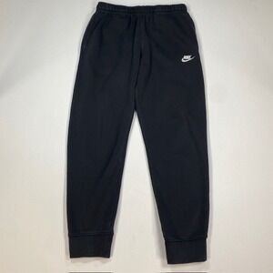 Nike Club Fleece Jogger Pants Black Men's Size Medium Sweatpants